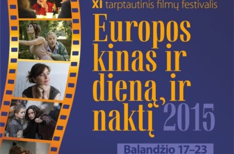 XI-asis tarptautinis filmų festivalis „Europos kinas ir dieną, ir naktį“ netrukus plačiai atvers kino centro „Garsas“ duris