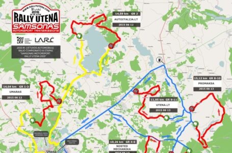 Kur šį savaitgalį stebėti „Samsonas Motorsport Rally Utena“