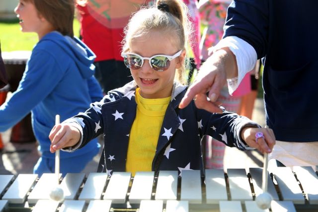 Pučiamųjų festivalyje – mušamųjų valanda