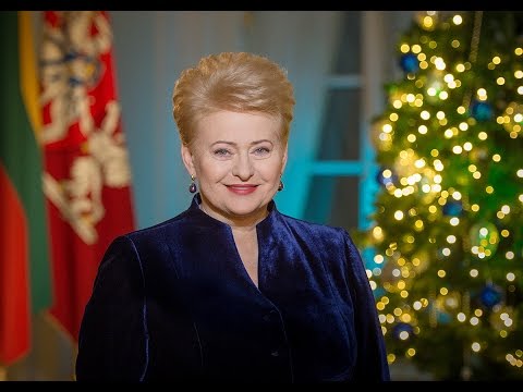 Lietuvos Respublikos Prezidentės Dalios Grybauskaitės sveikinimas šalies žmonėms Naujųjų metų proga