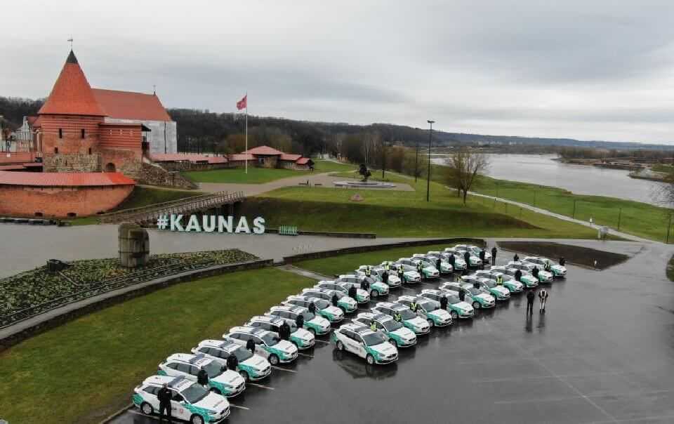 Kauno apskrities policijos autoparką papildė 28 nauji automobiliai