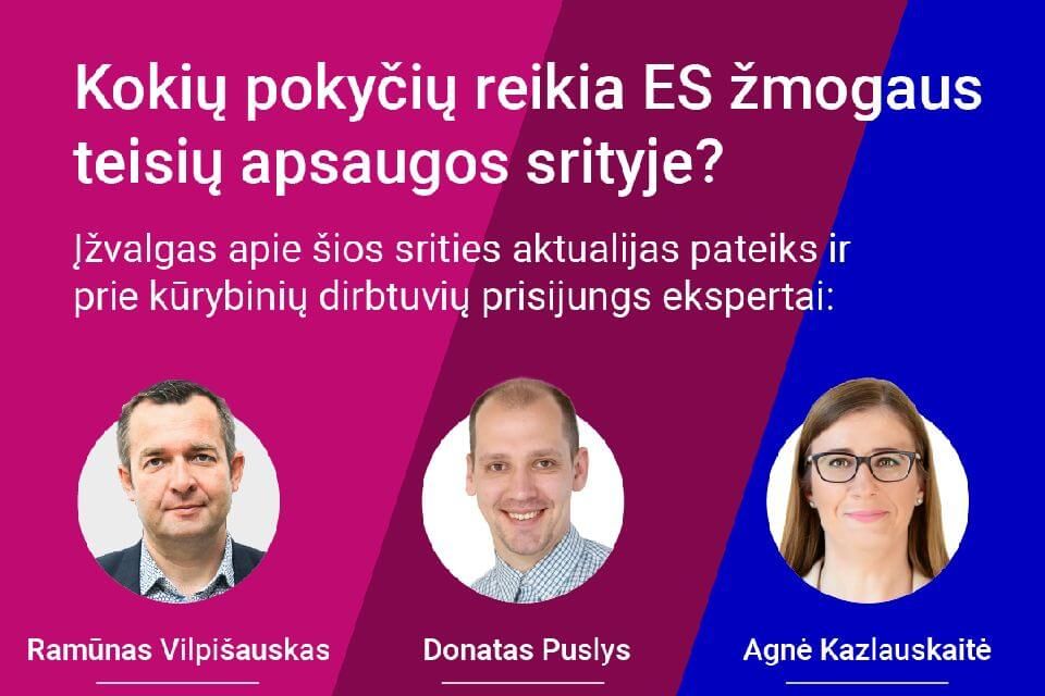 Ateitis tavo rankose! Diskusija apie vertybes ir teises ateities Europoje