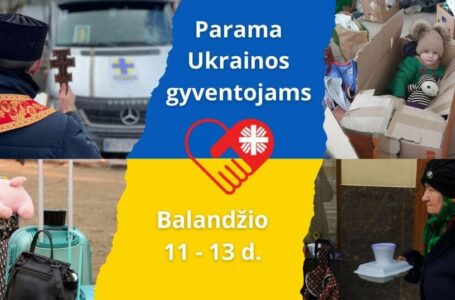 Caritas antrą kartą skelbia paramos rinkimo akciją Ukrainos žmonėms balandžio 11–13 dienomis