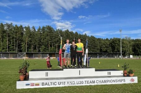 Baltijos šalių lengvosios atletikos čempionate laimėta bronza