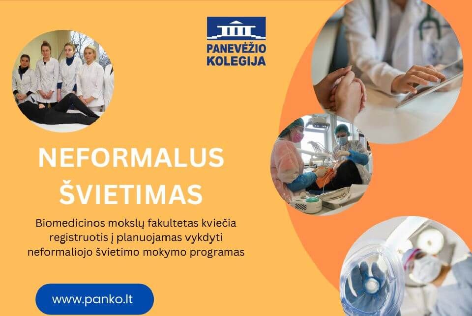 Panevėžio kolegija vykdo neformalaus švietimo programas