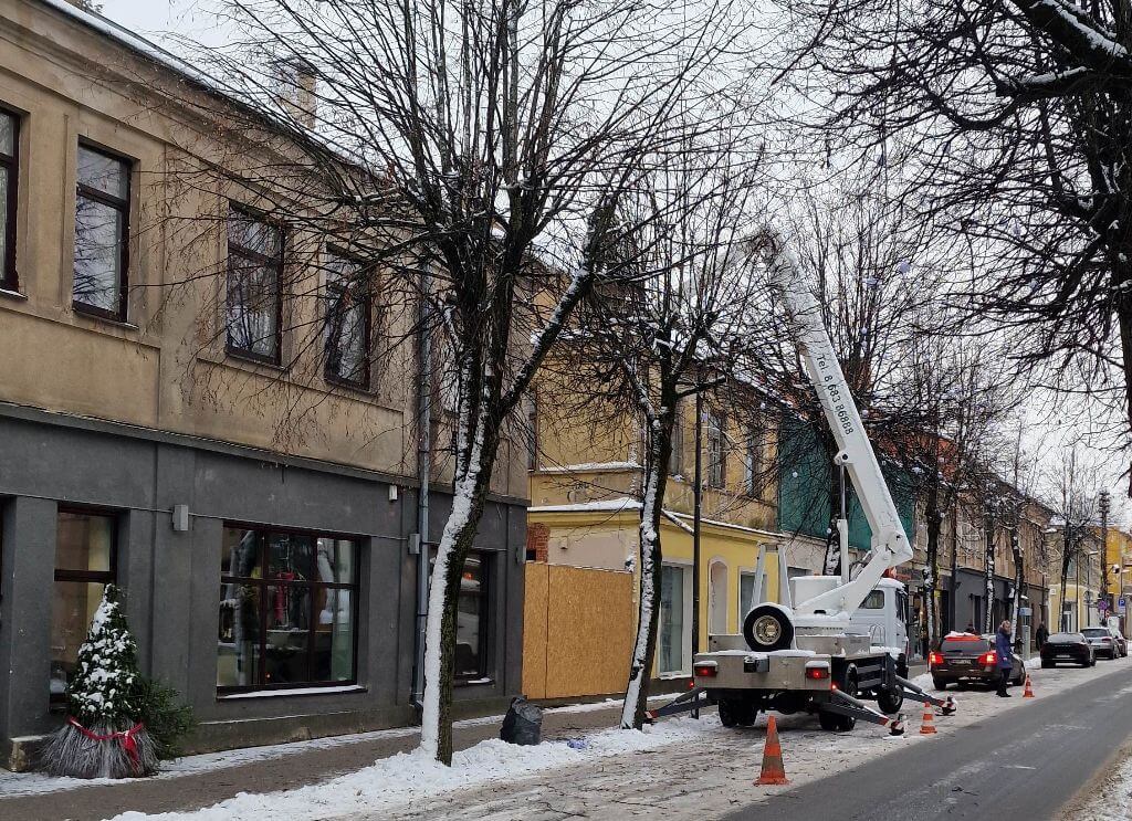 Panevėžys jau atsisveikino su Kalėdų egle (fotogalerija)