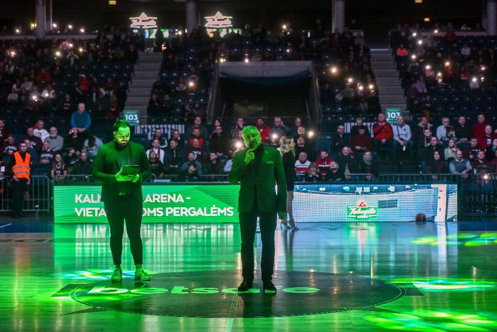 Panevėžys Universal Arena oficjalnie stała się „Kalnapilis” Arena – AINA