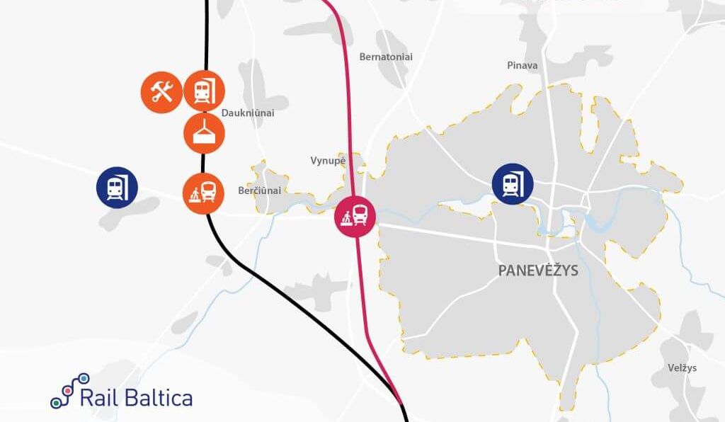 Visuomenei pristatomas „Rail Balticos“ Panevėžio geležinkelio mazgo planas