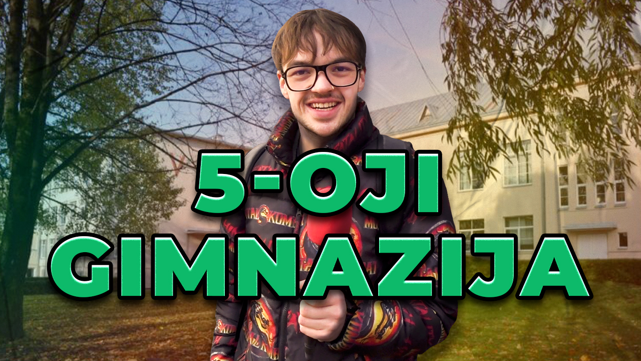 Jaunimo TV: Aleksas lankosi Panevėžio 5-ojoje gimnazijoje (video)