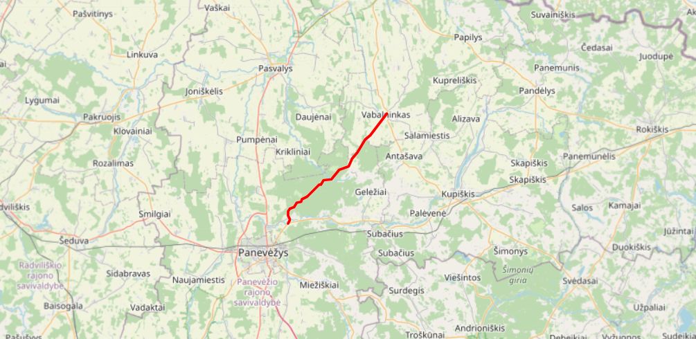 Planuojama remontuoti tiltą per Pyvesą bei šalia esančią 10 km kelio atkarpą link Vabalninko