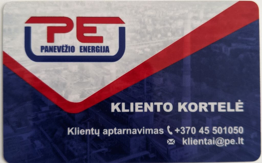 AB „Panevėžio energija“ atsisako popierinių sąskaitų: pasitelkiama kliento kortelė